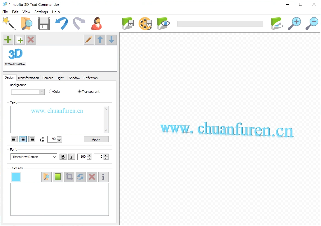 Insofta 3D Text Commander 专业3D字体设计软件V6.5.0