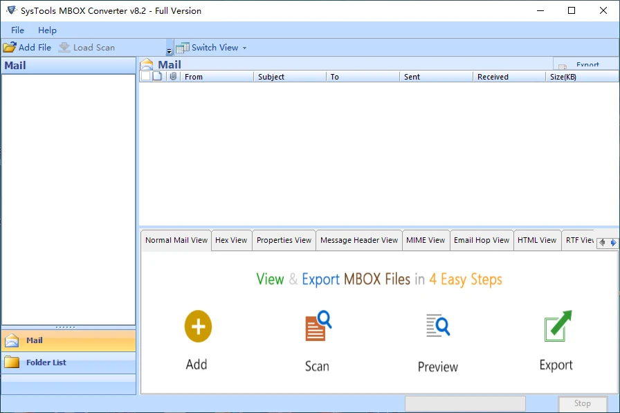 MBOX邮件格式转换器SysTools MBOX Converter英文版激活v8.2.00