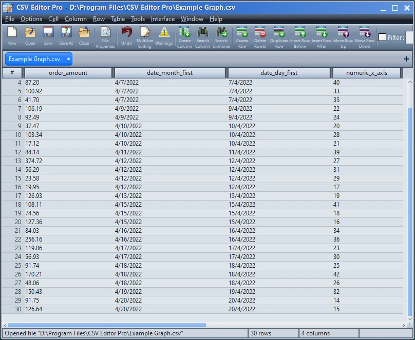 表格文档编辑工具Gammadyne CSV Editor Pro 英文版v32