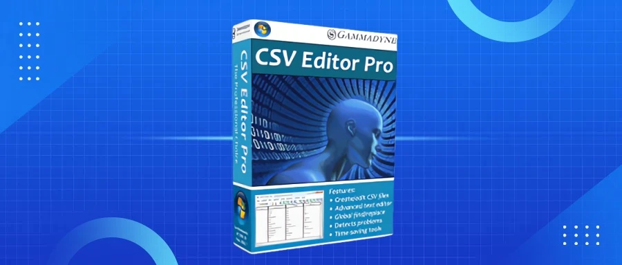 表格文档编辑工具Gammadyne CSV Editor Pro 英文版v32
